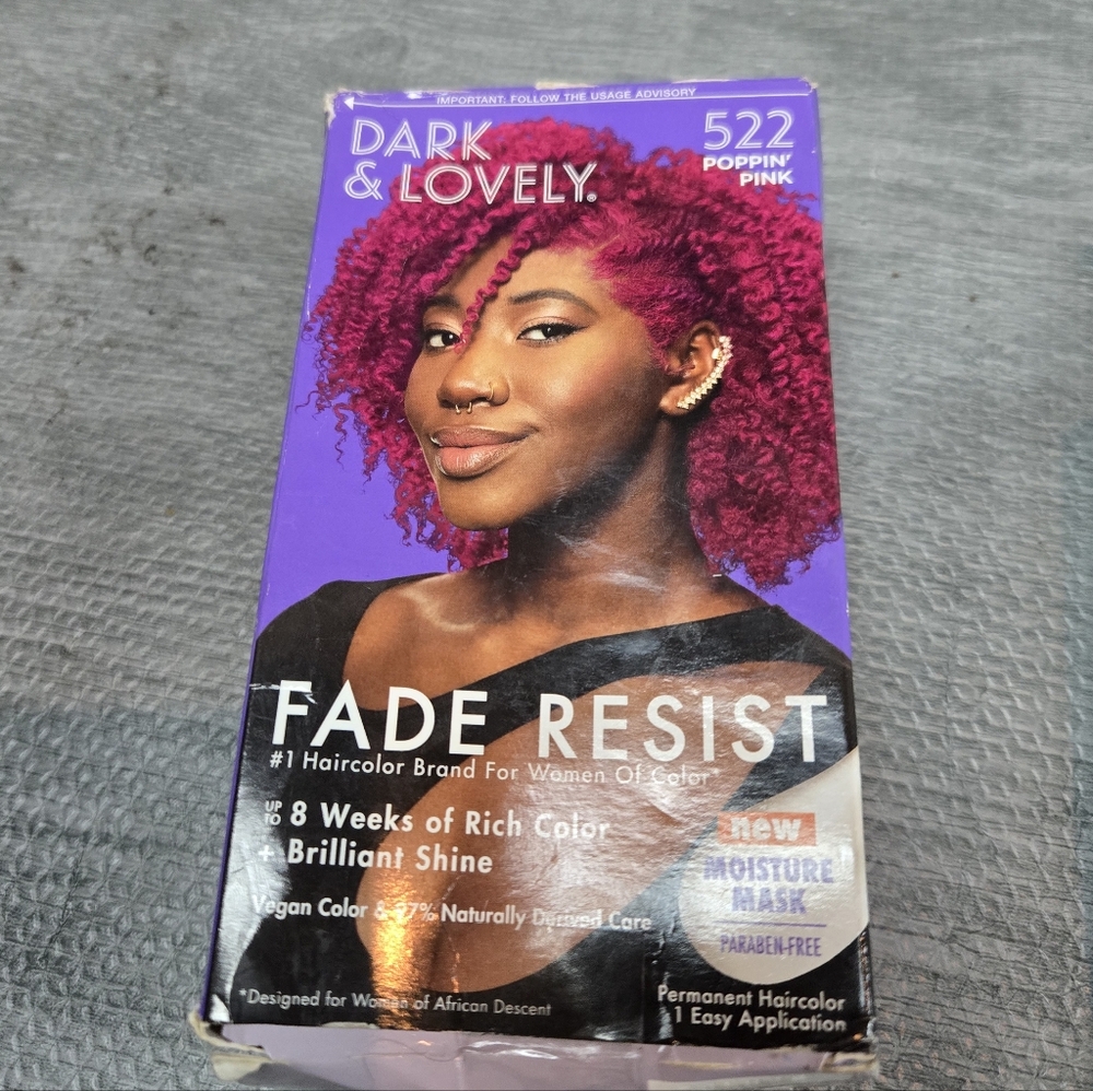 Dark And Lovely Fade Resist Poppin Pink Hair Color